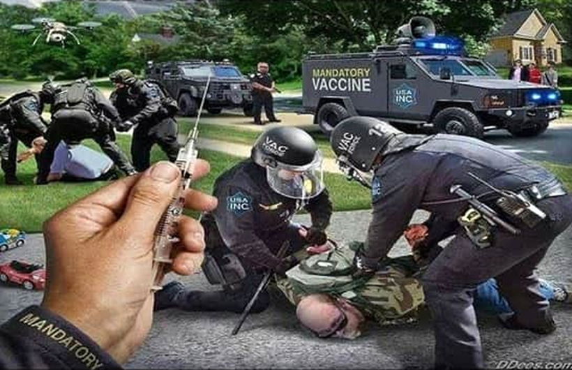 The Vaccination Police (Coming soon to your door)