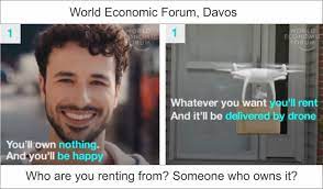 Whatever you want, you'll rent and it'll be delivered by DRONE