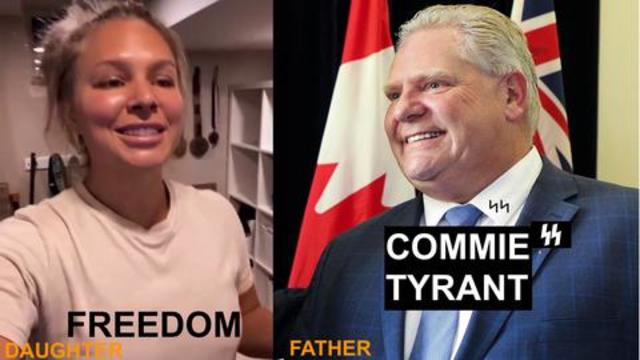 Ontario Premier Doug Ford’s Daughter Krista Is Sounding The Alarm On The Covid-19 Genocide-Jab (23 September 2021)