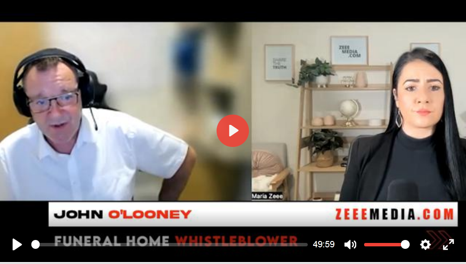 Hospitals Are Covering Up Baby Deaths By Cremating Babies Themselves – John O’Looney With Maria Zeee (16 July 2022)